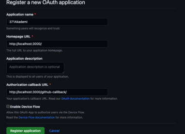 GitHub OAuth Süreçleri nasıl ilerletilir?